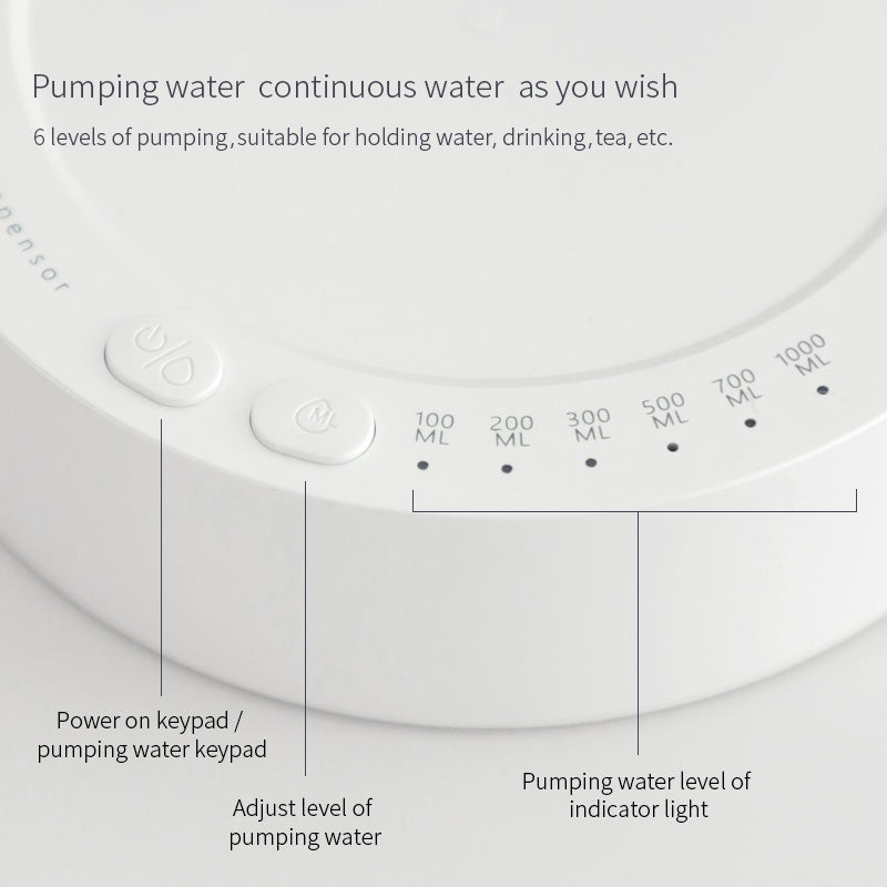 Dispenser Electric Water Gallon Automatic Water Bottle Dispenser Rechargeable Water Dispenser