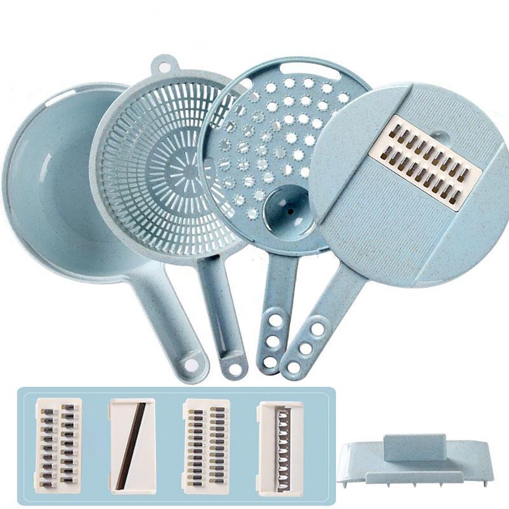 Mandoline Slicer Vegetable Slicer Potato Peeler Carrot Onion Grater With Strainer Vegetable Cutter Kitchen Accessories