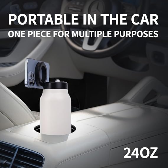 Byoul - Vacuum Insulated Water Bottle with Holder