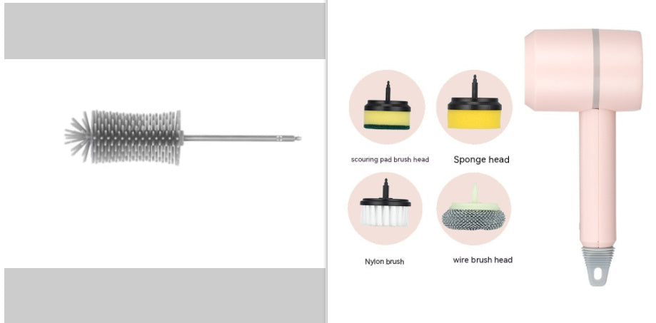Cleaning Brush Dishwashing Brush Automatic Wireless USB Rechargeable Professional Kitchen Bathtub Tile Cleaning Brushes