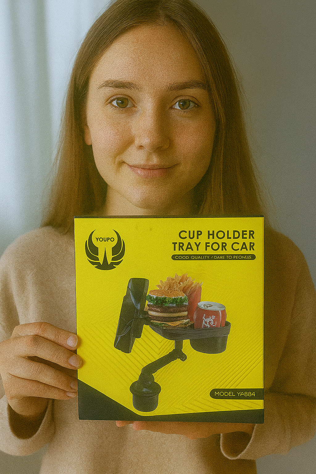 YOUFO - Cup Holder Tray for Car