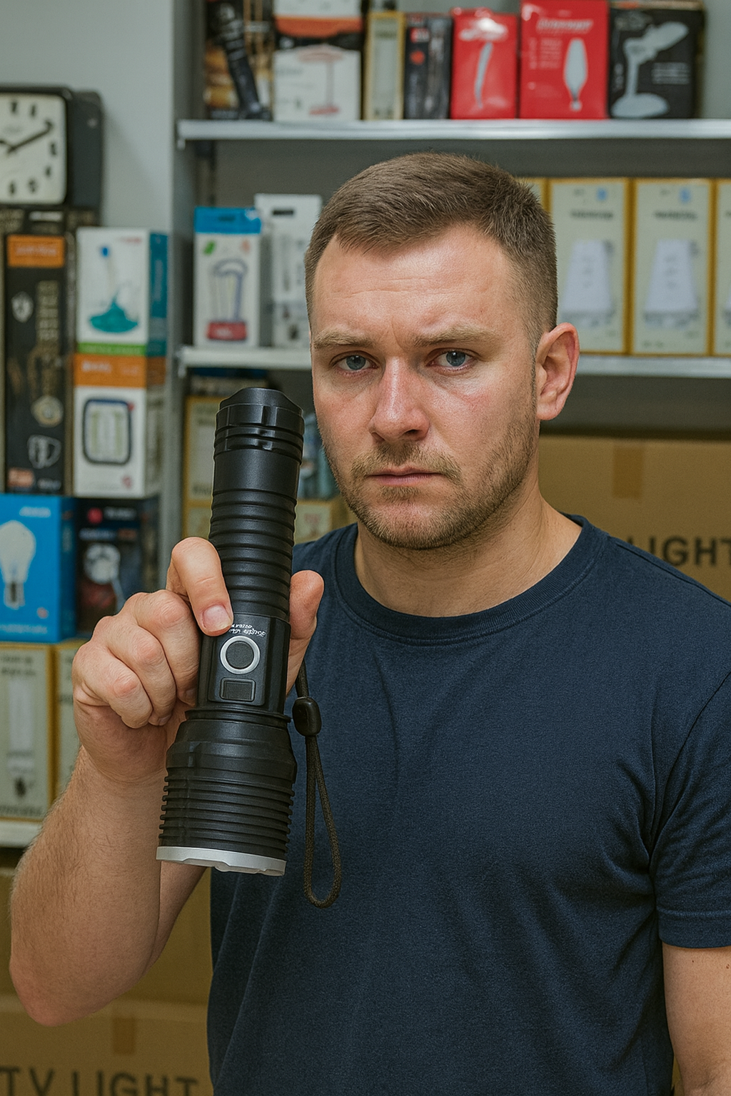 P90 LED Flashlight