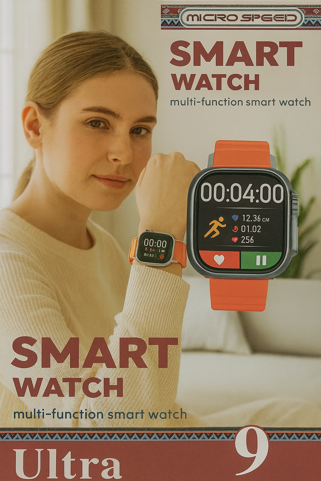 Micro Speed -  7+1 Ultra 9 Smart Watch