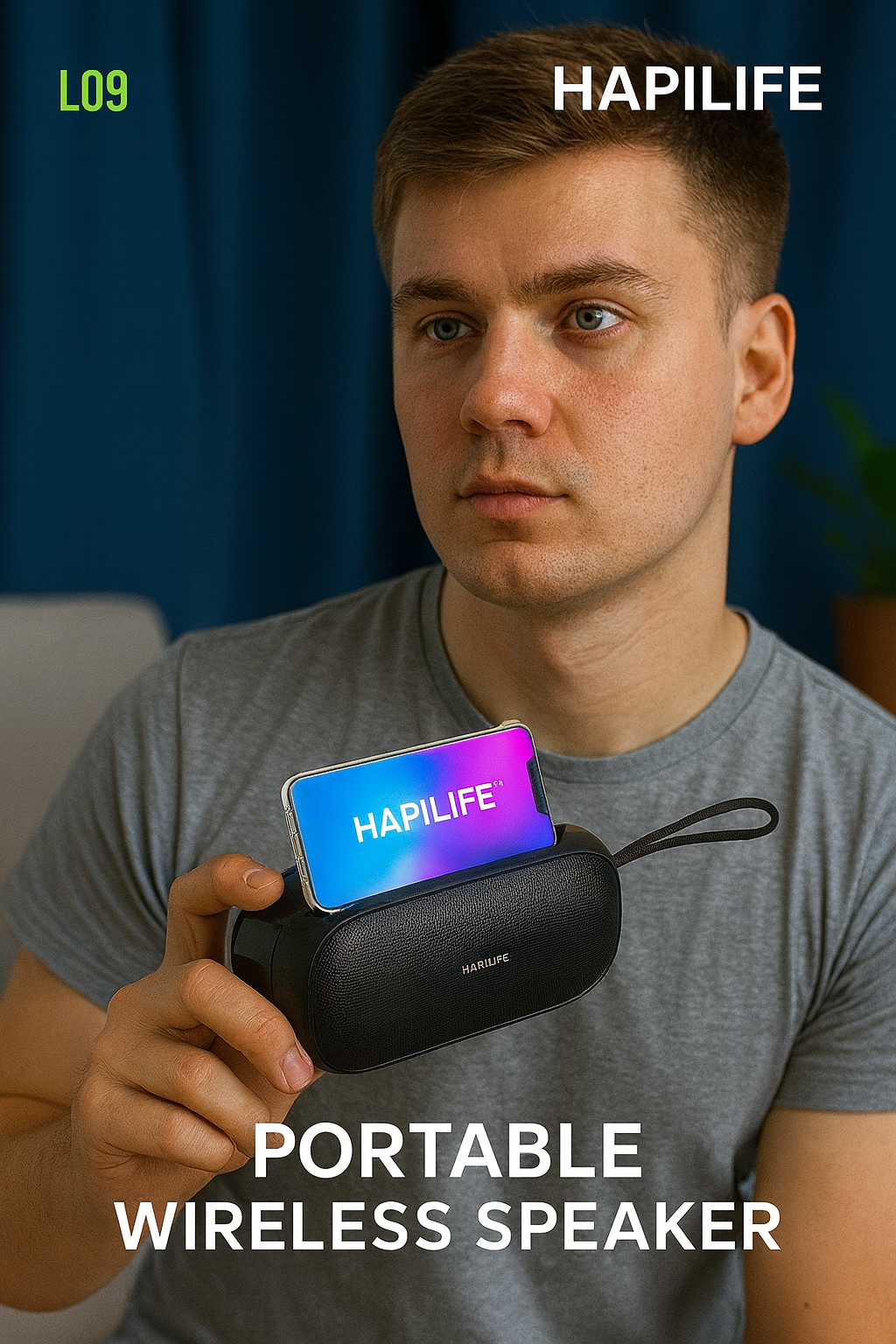 Hapilife - Portable Wireless Speaker