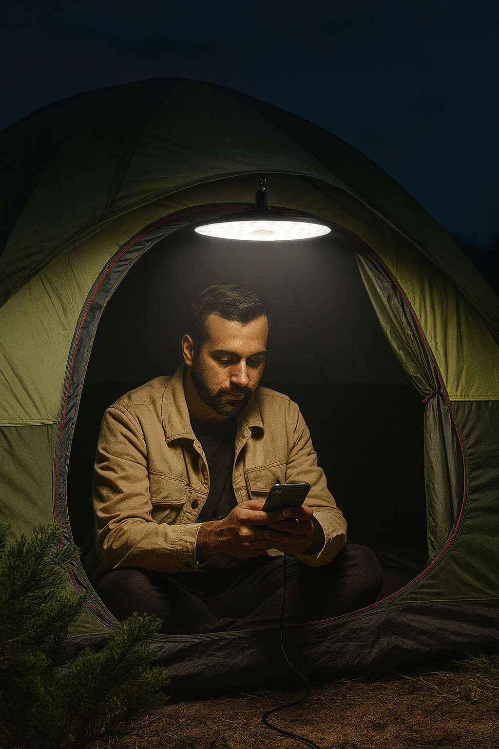 Ultra-Thin UFO Charging Lamps
