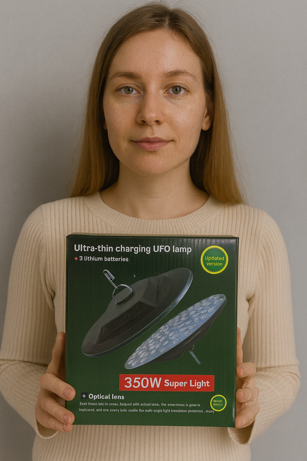 Ultra-Thin UFO Charging Lamps