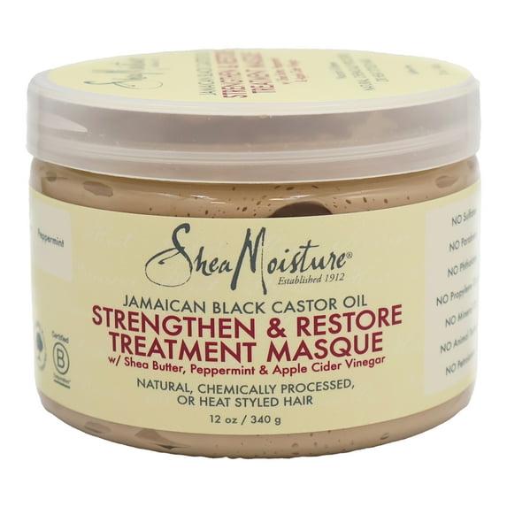 SheaMoisture - Jamaican Black Castor Oil Strengthen & Restore Treatment Masque  (Original)