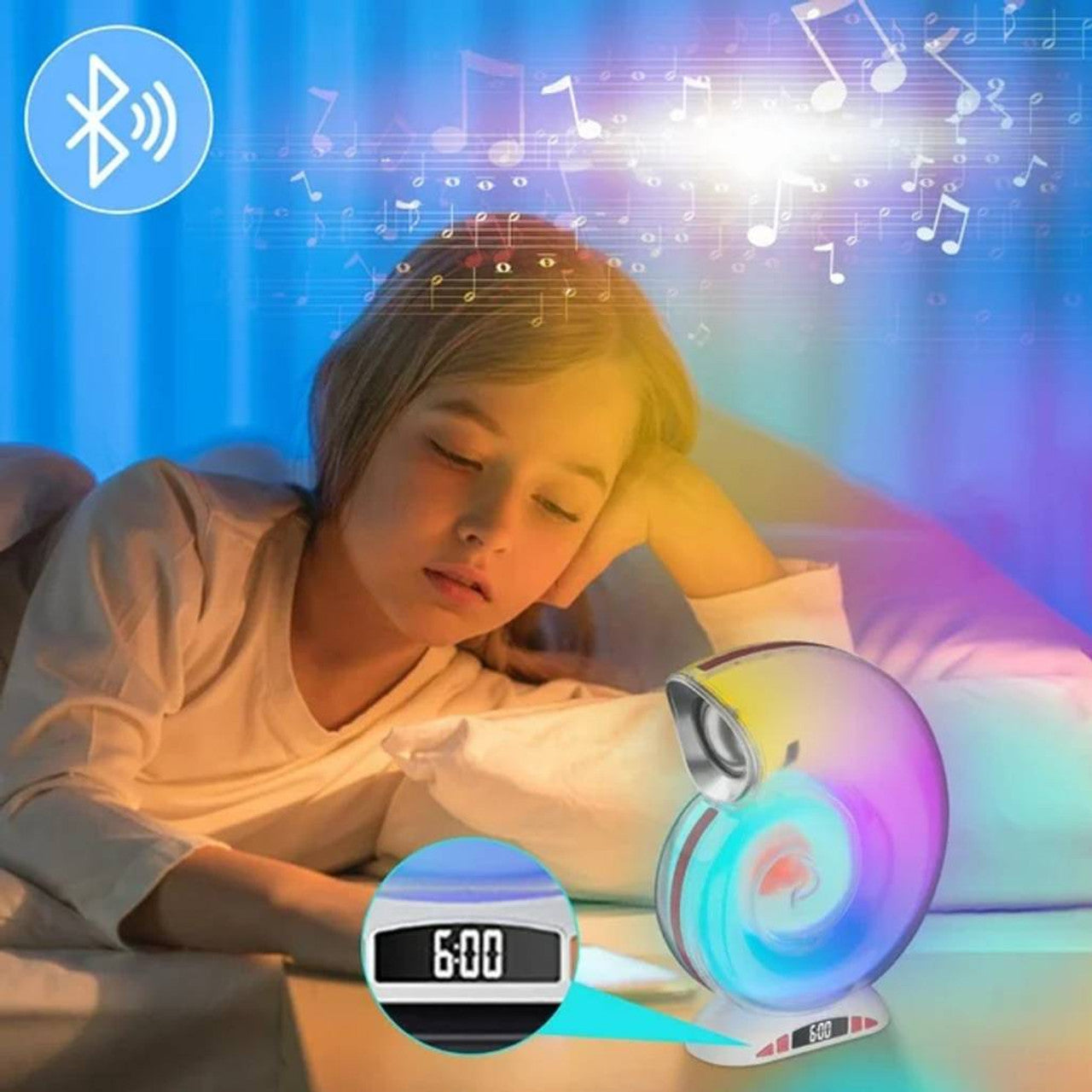 LED Conch Music Lamp