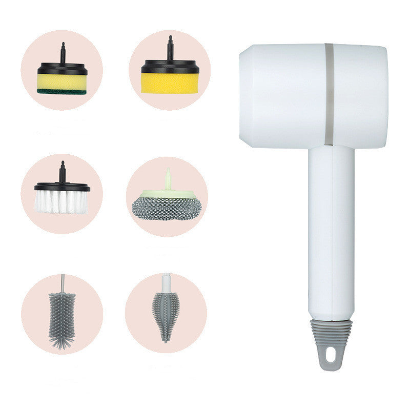 Cleaning Brush Dishwashing Brush Automatic Wireless USB Rechargeable Professional Kitchen Bathtub Tile Cleaning Brushes