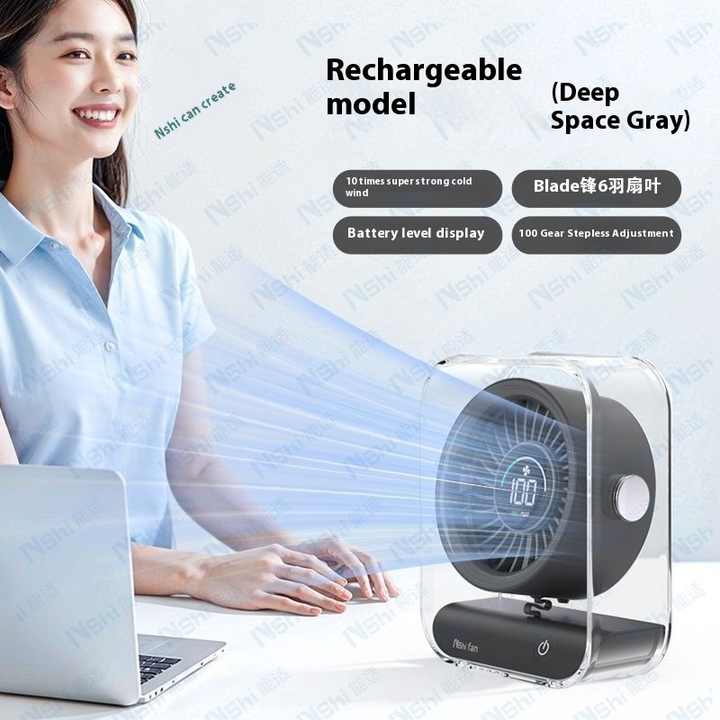 Denx - Digital Display Desktop Fan