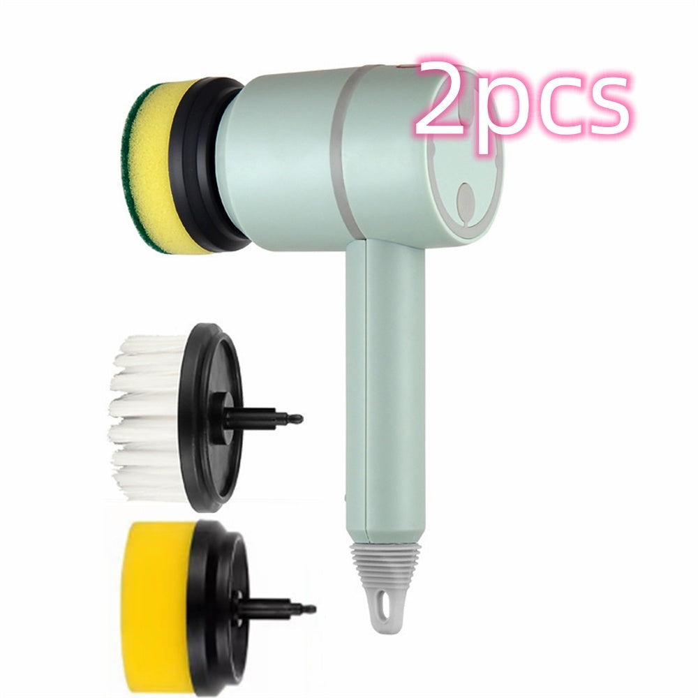 Cleaning Brush Dishwashing Brush Automatic Wireless USB Rechargeable Professional Kitchen Bathtub Tile Cleaning Brushes