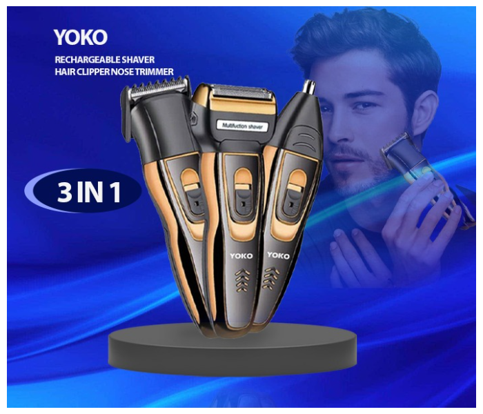 Yoko - 3-in-1 Hair Clipper