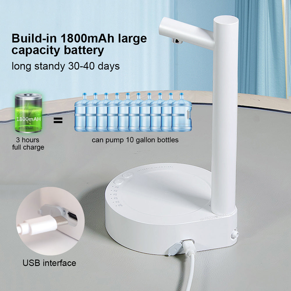 Dispenser Electric Water Gallon Automatic Water Bottle Dispenser Rechargeable Water Dispenser