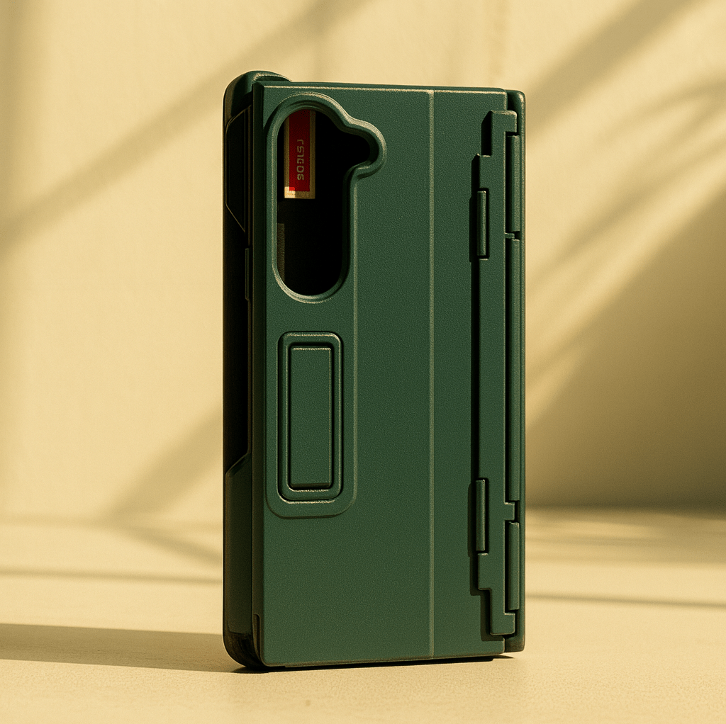Rugged Fold‑Away Kickstand Armor Case