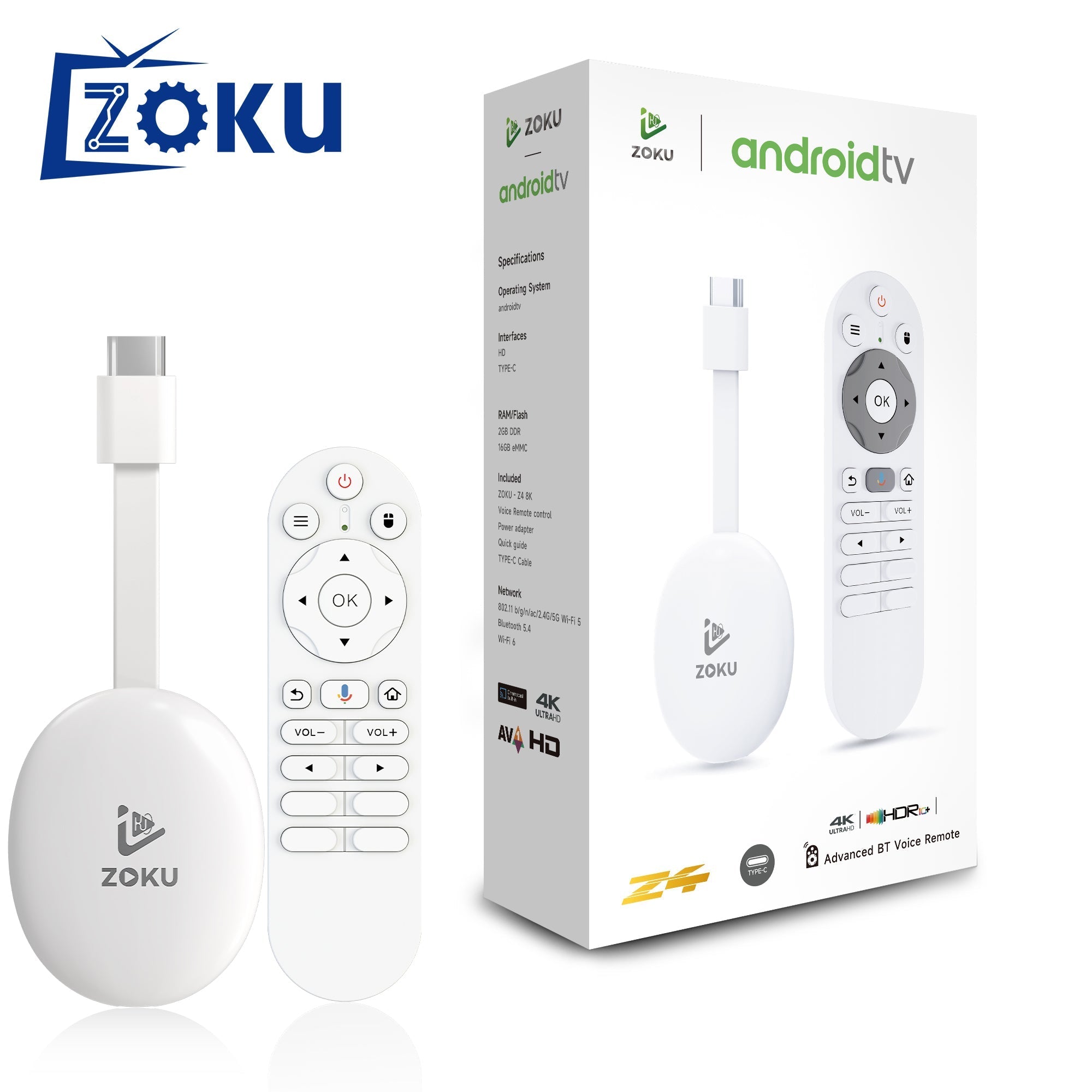 ZOKU - 8K Android TV Stick ©