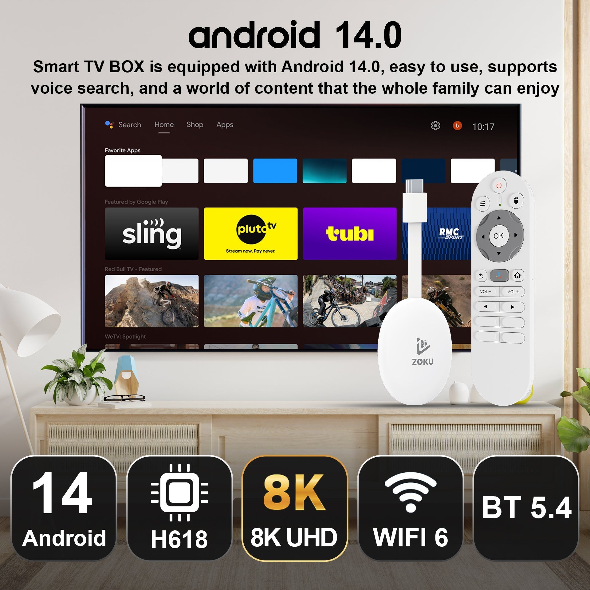 ZOKU - 8K Android TV Stick ©